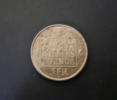 Silber-Gedenkfünfliber Pro Patria
