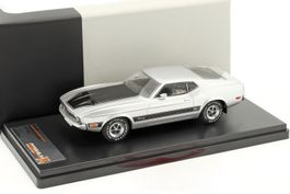 Ford Mustang Mach I 1973 silber met. / matt-schwarz    1:43