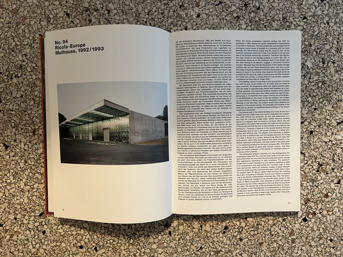 Libri: Architekturbuch - Herzog & de Meuron 1992-1996 – Usato da Zürich venduto da Boodgie 5