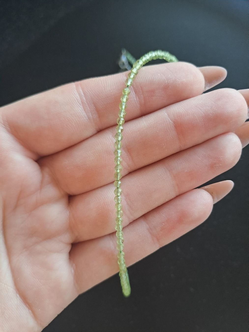Catenine: Halskette mit grünen Steinen – Usato da Suhr venduto da reb_q8y9
