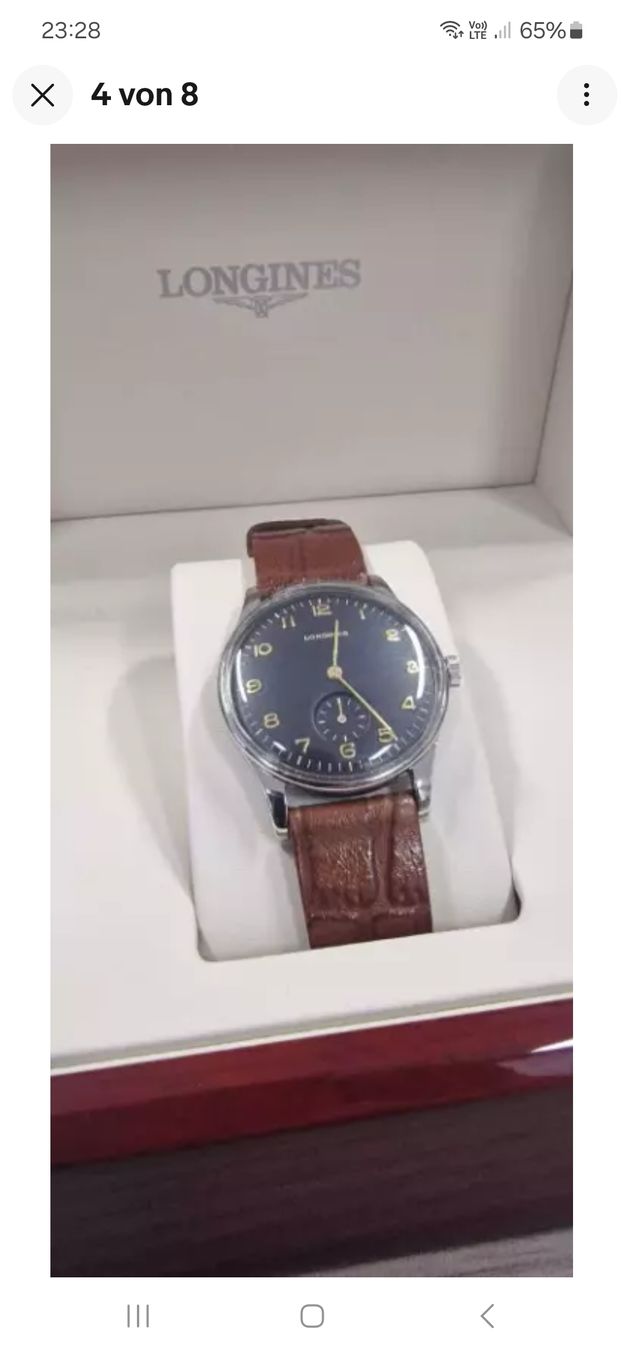 Bracciali & Braccialetti: Longines Black Dial Heritage – Nuovo (secondo la descrizione) da Bassersdorf venduto da wedam1981 3