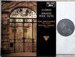 Bach Sonates pour Flûte Beaucoudray & Christie - Harmonia M.