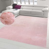DEAL! MEGA Teppich Rosa Soft Wohnzimmer 240x340 cm