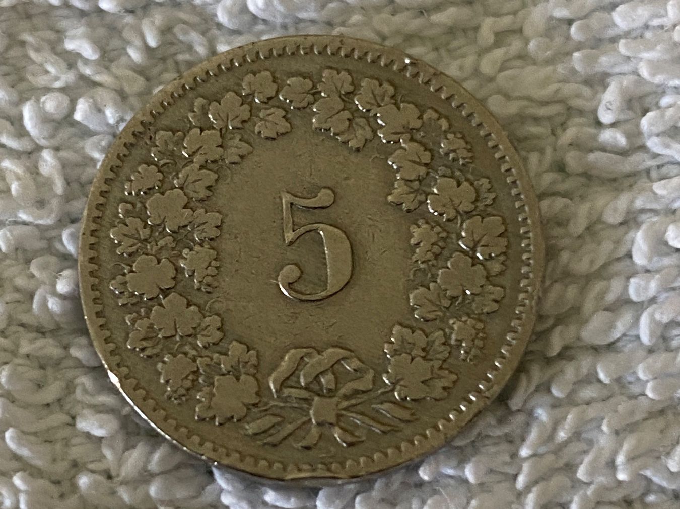 Alle Münzen: 5 centimes/Rappen 1890 – Gebraucht aus Nyon von Ilmi09