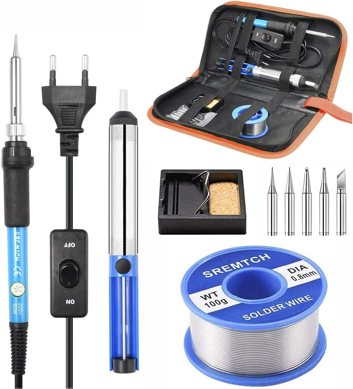 Tutti gli attrezzi: Lötkolben Set 220V 60W Lötstation Set – Nuovo e nell'imballaggio originale da Eschen venduto da 33shaggy33