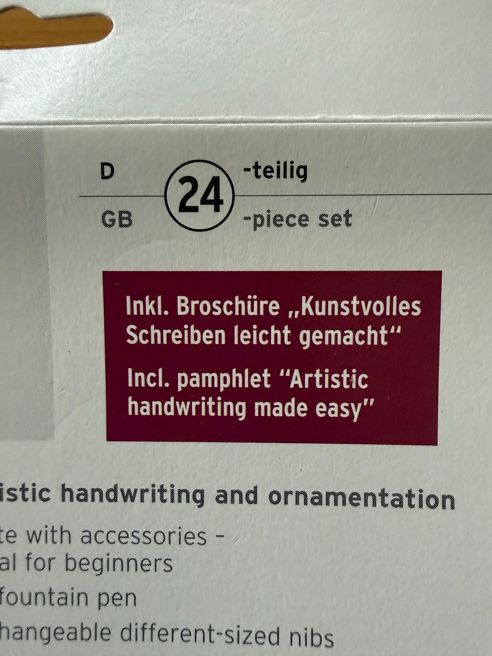 Penna & Evidenziatori: Neu Kaligraphie-set – Nuovo e nell'imballaggio originale da Kirchdorf AG venduto da coco123 5