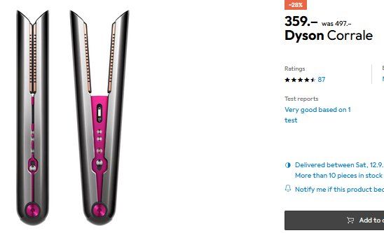 Dyson Lockenstäbe & Haarglätter: Dyson Corrale – Gebraucht aus Collonges von arashee 6