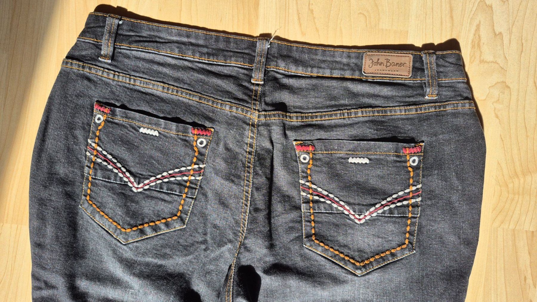 John Baner Jeans: Schwarze John Baner Jeans, Grösse 46 – Usato da Engi venduto da Mil_31 5
