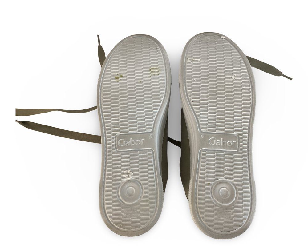Gabor Scarpe da donna: GABOR Damenschuhe, samtchevreau schilf, Gr. 38 – Usato da Zürich venduto da Restwert_Zuerich 4