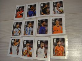 Alle 12 Coca Cola Panini WM 2026 Set