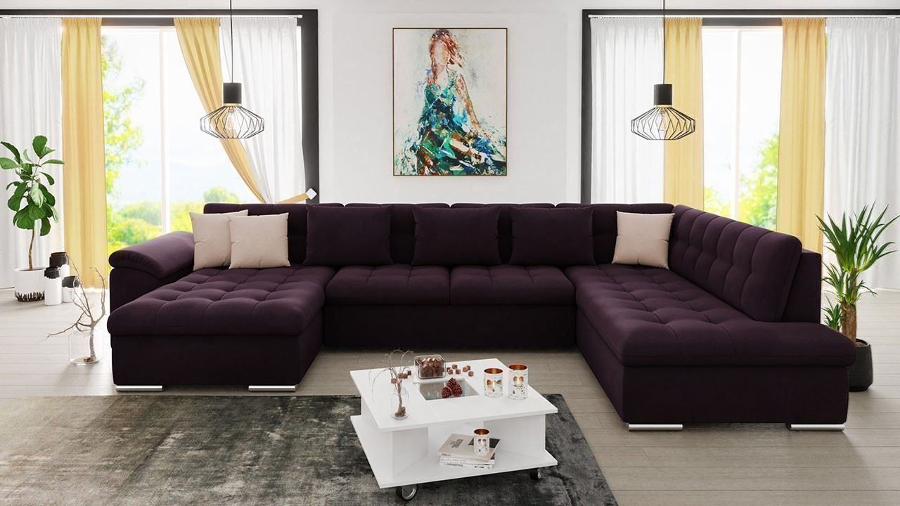 Sofas: Wohnlandschaft Rechts Sofa mit Bettkasten + Schlaffunktion – Neu und originalverpackt aus Wallenwil von toesstal-vertrieb 2