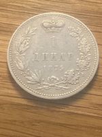Magnifique pièce de 1 dinar 1875 piece Rares en très bonne é