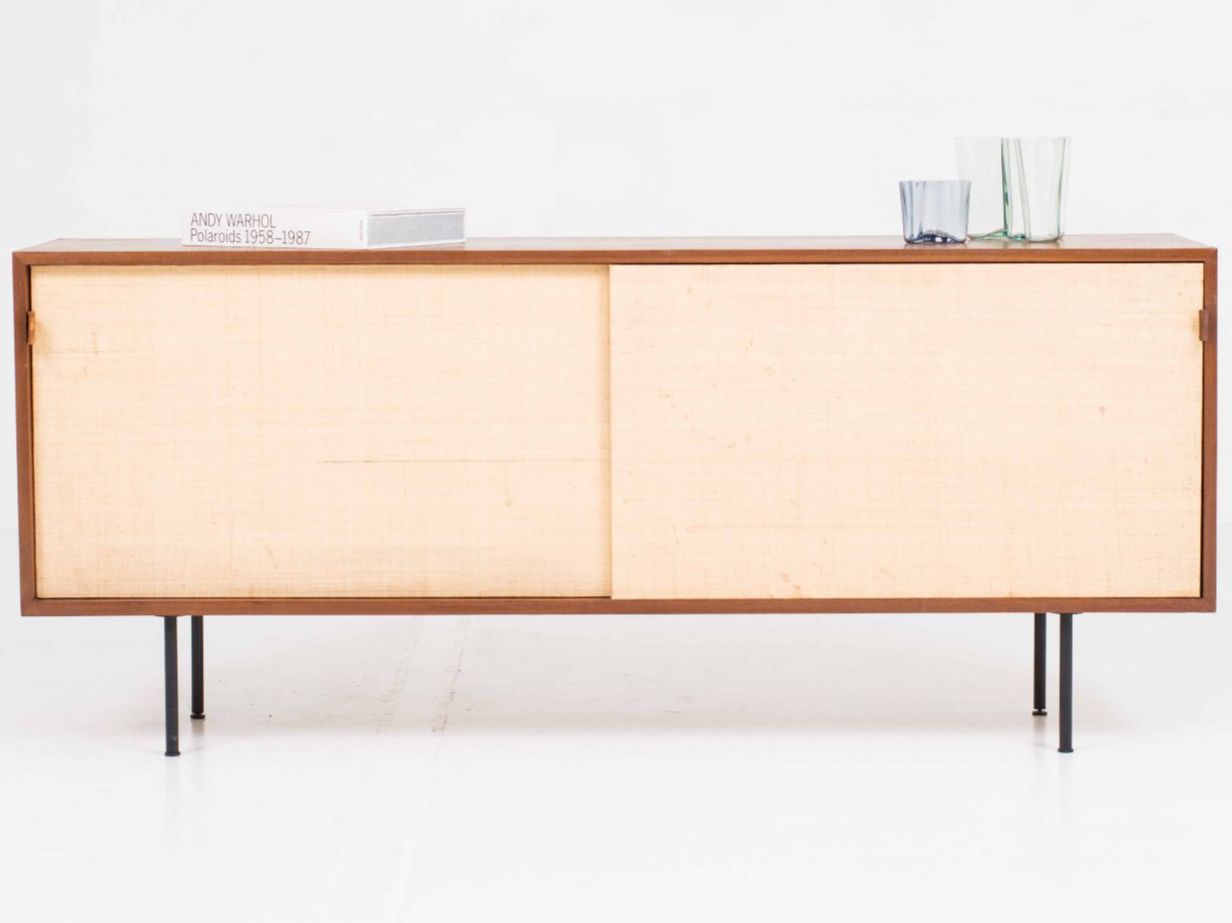 Knoll Kommoden: Knoll Sideboard mit Seegrasfronten von Florence Knoll – Gebraucht aus Zürich von STUZH38