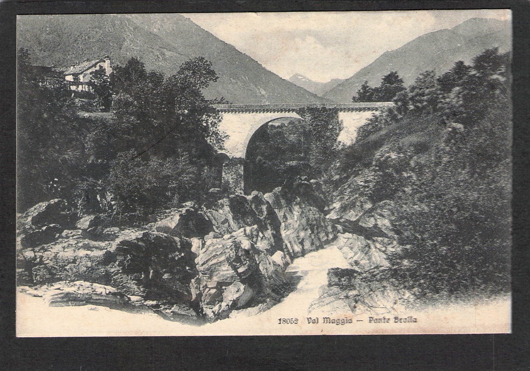 Cartoline postali: CP.TI Valle Maggia,Ponte Brolla – Usato da Reichenburg venduto da Pipo-67