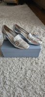 Prada Silberne Pumps Gr. 39.5 Schuhe Absatzschuhe Elegant