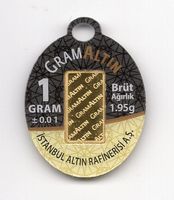(1206) Goldbarren 1 g, GRAMALTIN
