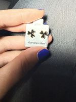 Süssi Ohrstecker Kleeblatt , Edelstahl, Neu!🍀