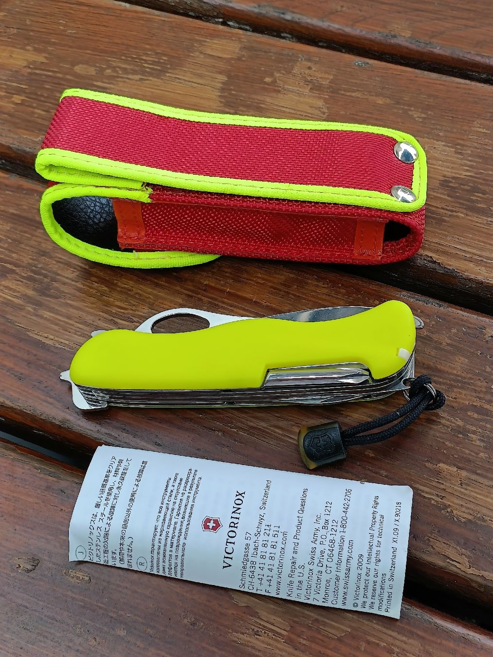 Victorinox Coltelli tascabile: Sackmesser Victorinox / Rescue Tool mit original Etui  – Nuovo (secondo la descrizione) da Brugg AG venduto da Ente015 1