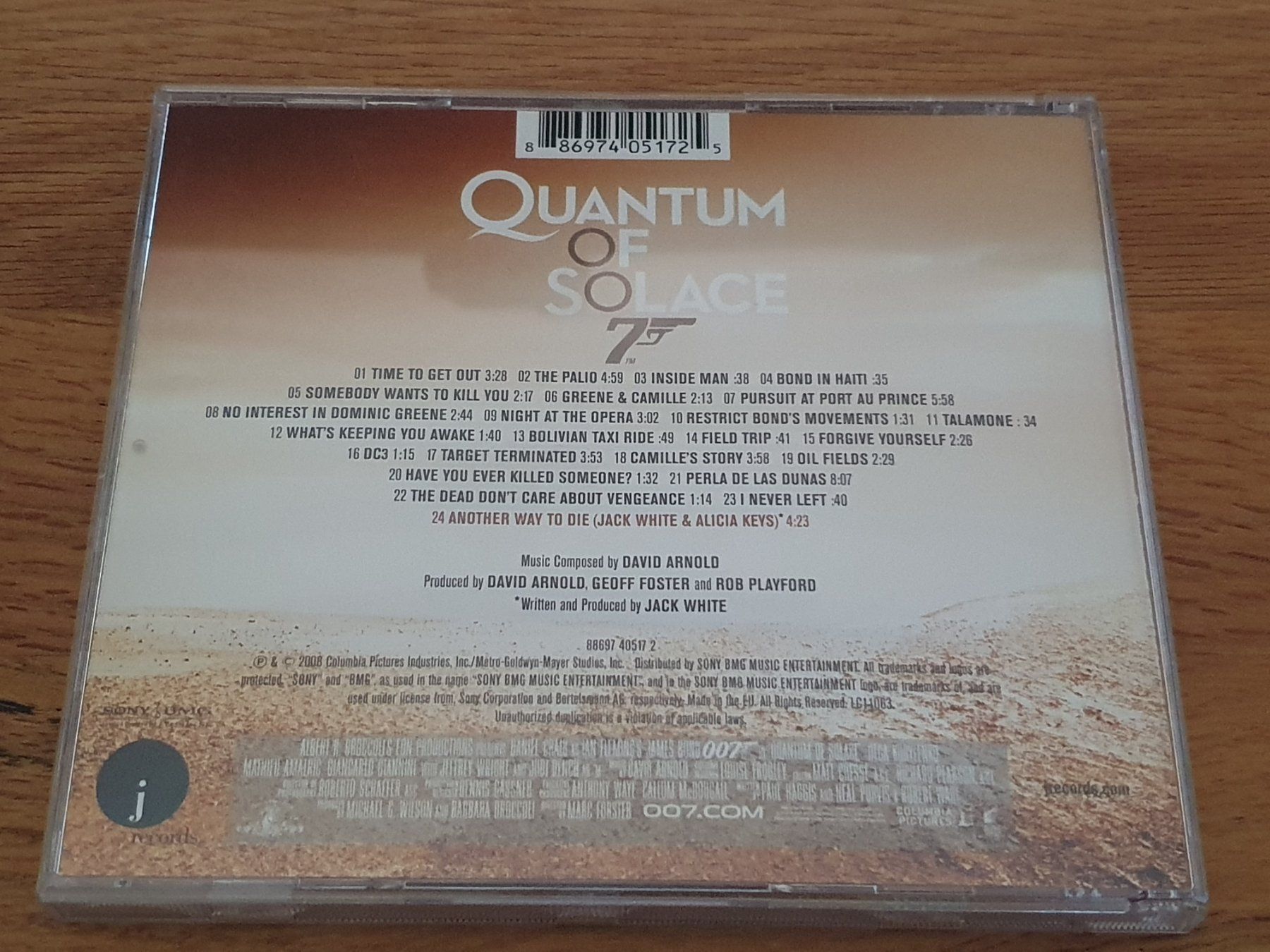 CDs: James Bond  - Quantum of Solace - OST - CD – Gebraucht aus Auenstein von Trilos 1