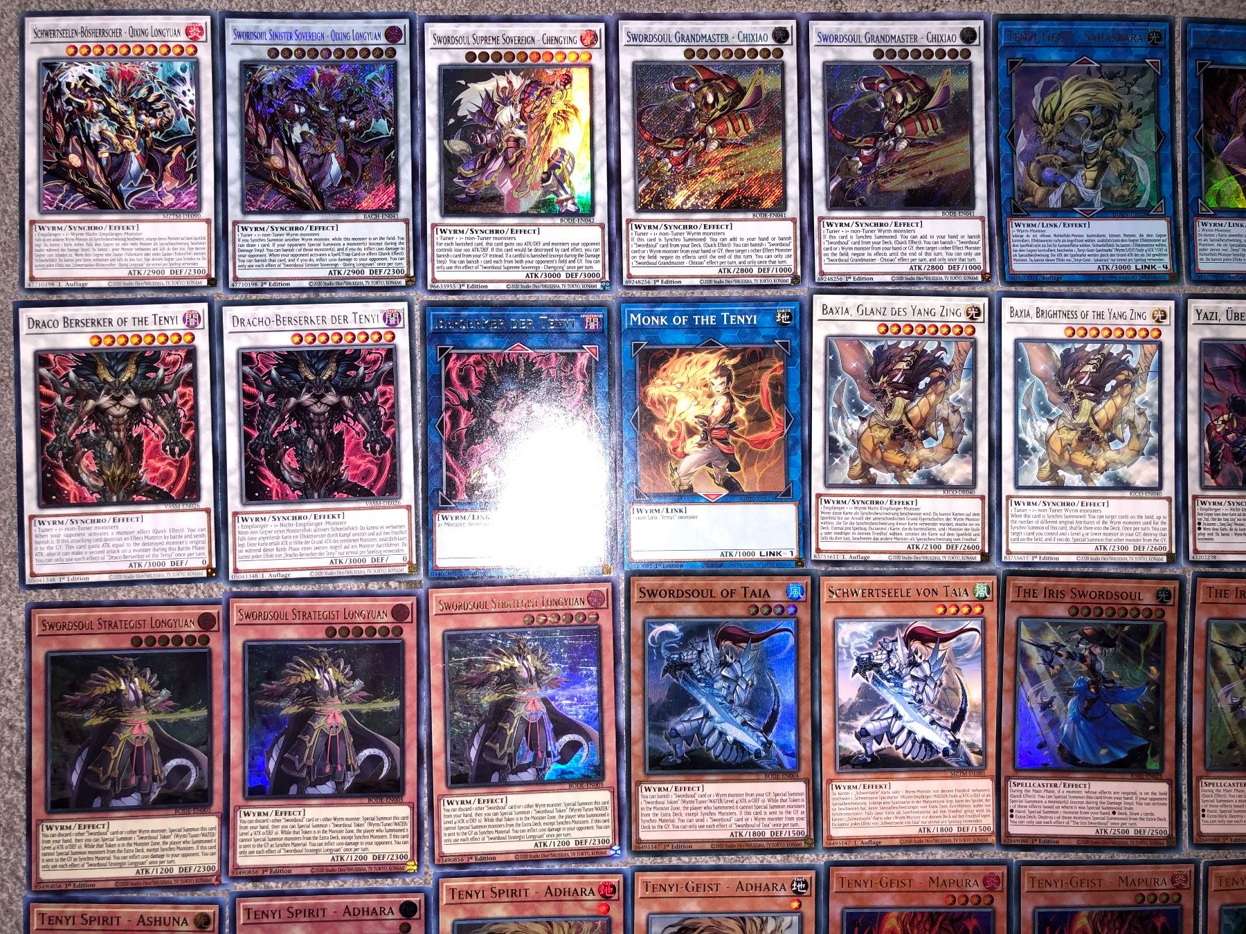 Yugioh Sammelbilder & Trading cards: TurnierDeck Schwertseele & Tenyi | BODE / BACH etc. – Gebraucht aus Altstätten SG von ChangeMaker 1