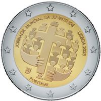 Portugal - 2 Euro (World Youth Day) 2023 UNC