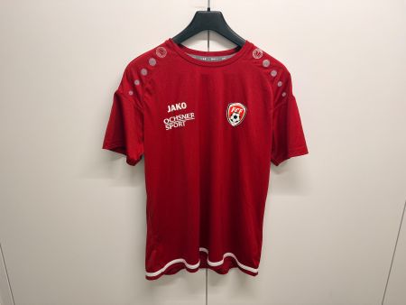 Fussballtrikot Jako FC Frauenfeld rot, Gr. L guter Zustand