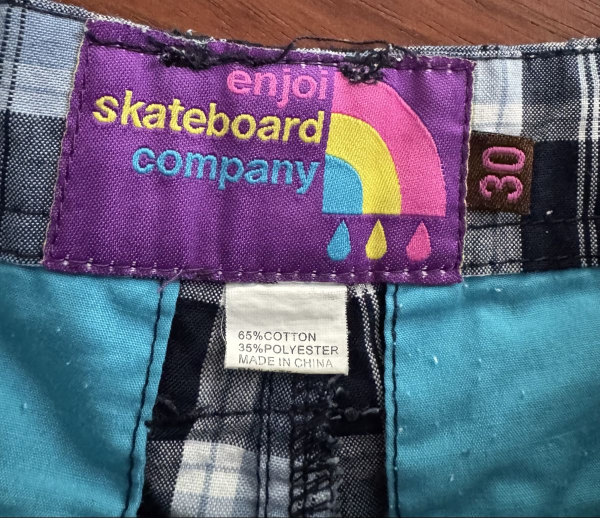 Pantaloni: Enjoi Shorts Grösse 30 - Kariert – Usato da Luzern venduto da hollandjs 2