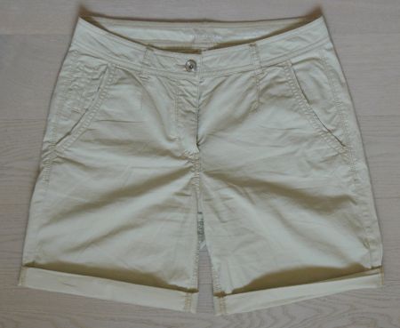 Beige, leichte Damen Shorts von Tom Tailor, Grösse: 36