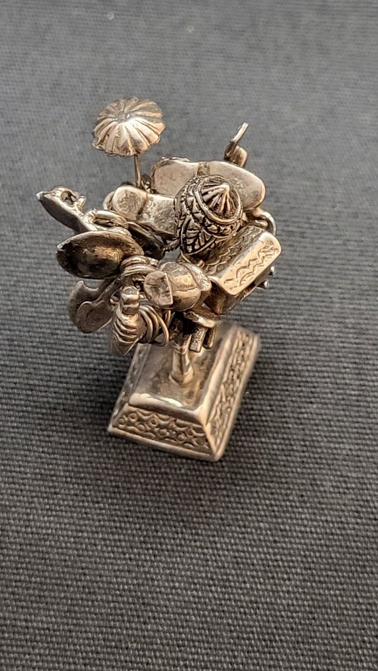 Statuette: Sterling- Figur EKEKO GOTT DES WOHLSTANDES – Usato da Basel venduto da spinne02 2