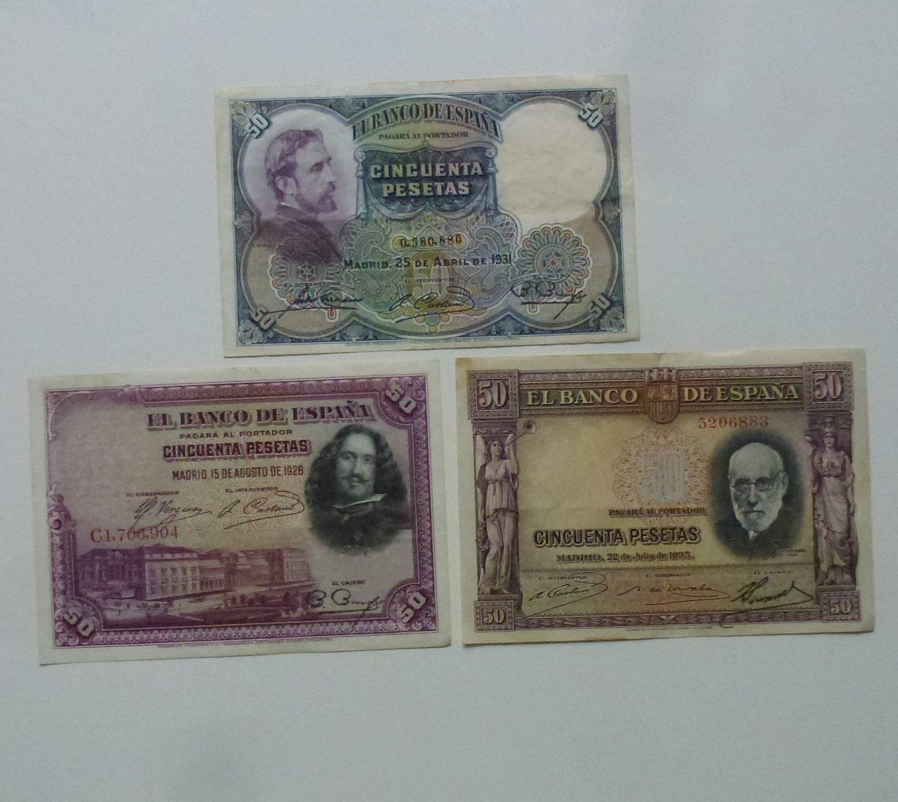 Banknoten: Spanien ++ Lot 12 gebrauchte Banknoten – Gebraucht aus Walkringen von Casablanca777 5