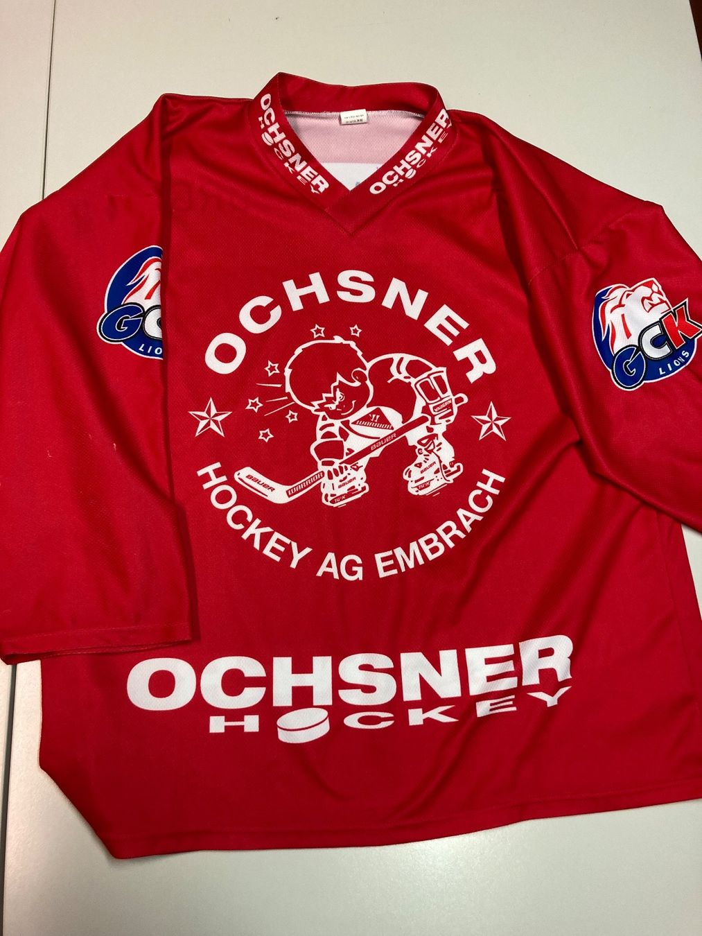 Zsc Lions Canottiere & Pantaloni: ZSC Hockeyshirt – Usato da Zürich venduto da Stoepsel78