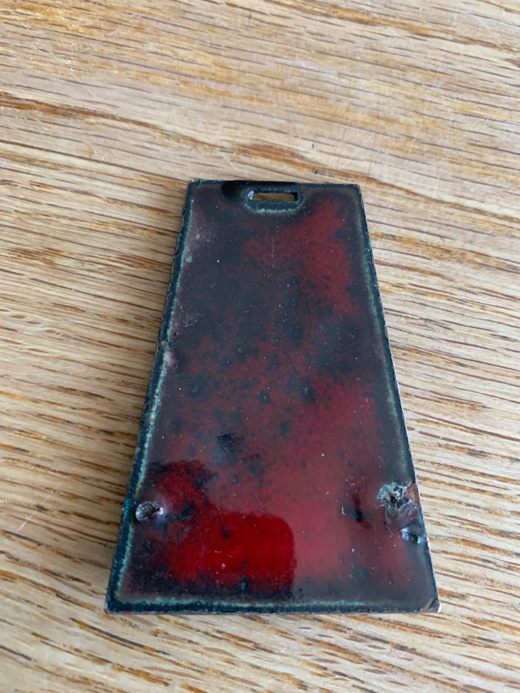 Anhänger: Joli pendentif plaque émaillée vintage – Gebraucht aus MEYRIN von Gwendo10 1