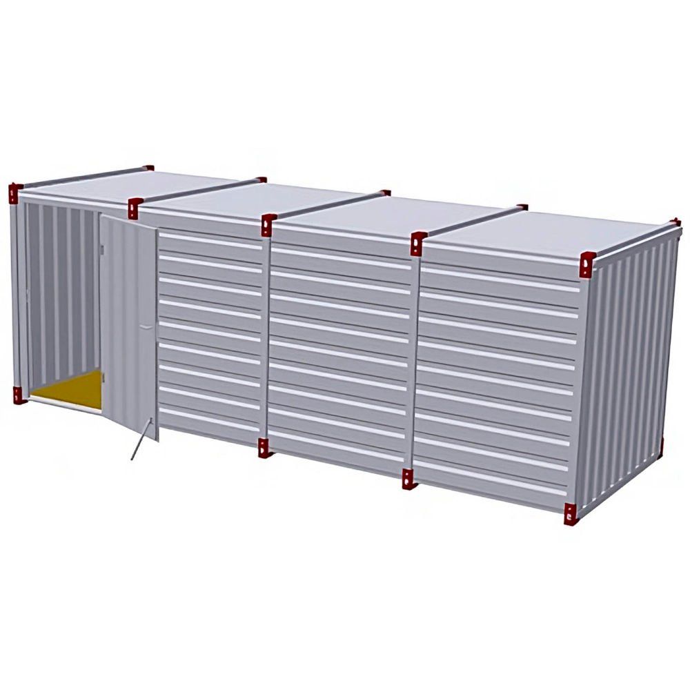 Baucontainer: Lagercontainer / Container – 6 m mit Anschlagtüre – Neu und originalverpackt aus Arbon von Glovital_AG