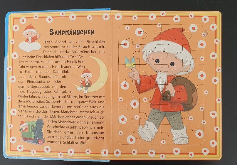 Libri: Puzzlebuch "Unser Sandmännchen und seine Freunde" – Usato da Buttisholz venduto da sico20 2
