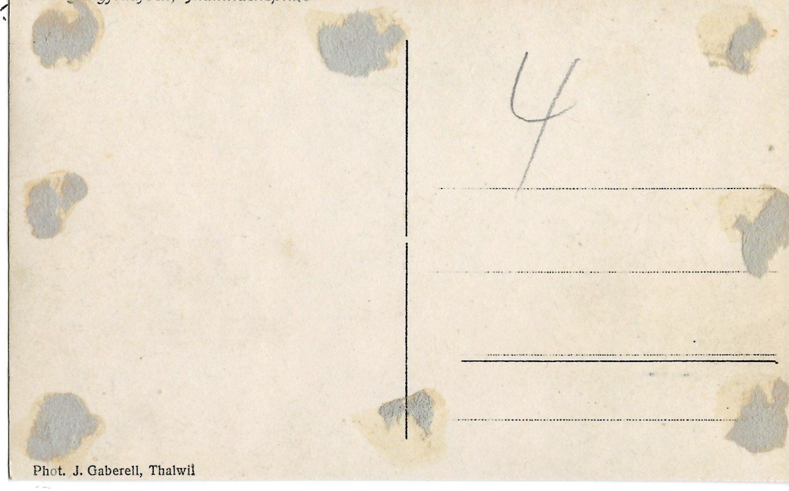 Cartoline postali: Vintage Gaberell, Jungfraujoch, Mathildenspitze – Usato da Frauenfeld venduto da Merk52 1