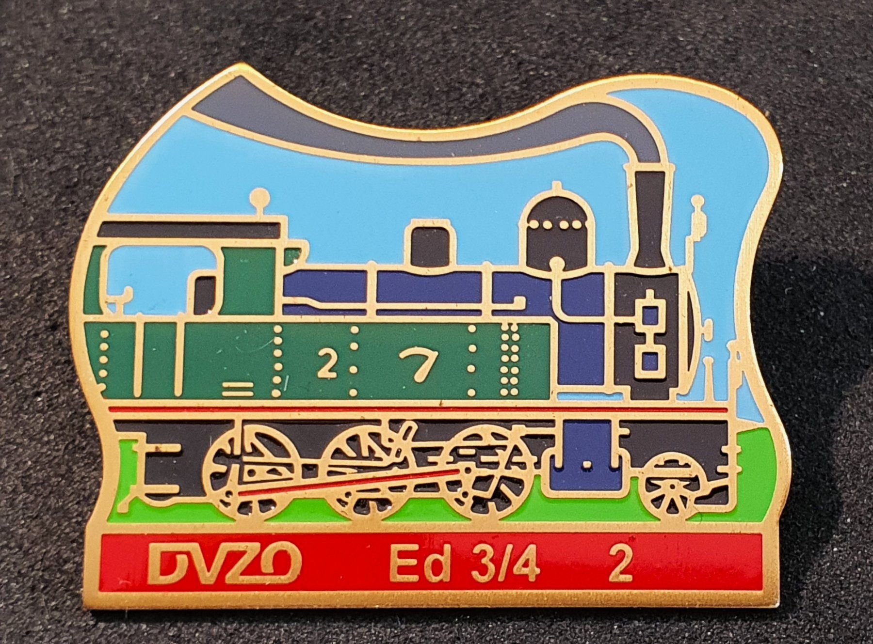 Placchette & Badge: CC683 - Pin DVZO Dampflokomotive Ed 3/4 2 – Usato da Reinach BL venduto da Boston-Verkauf