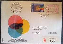 AB14) ATM, Nr. 1.II, Sonderbrief mit Sonderstempel Selten!!