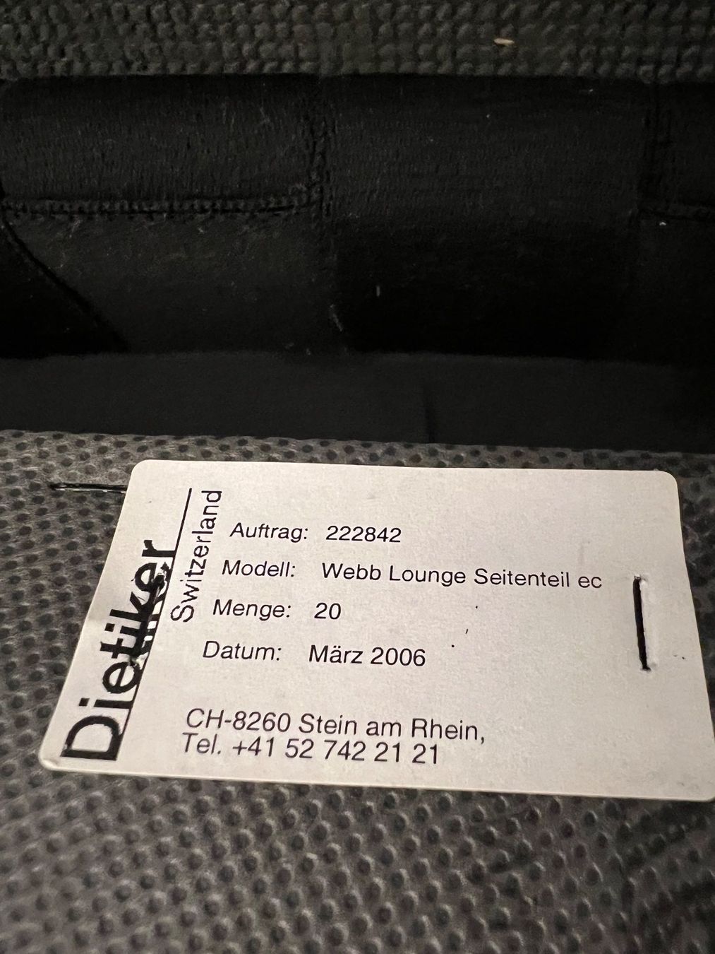Dietiker Poltrone: 032 Designer Webb Lounge Sessel DIETIKER – Usato da Wangen an der Aare venduto da TBYN 9
