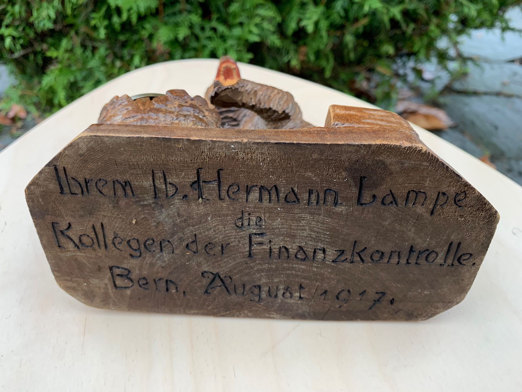 Figuren: seltener antiker Brienzer Bär von 1917 – Gebraucht aus Feldbach von Olive1 8