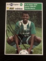 FC St. Gallen Autogrammkarte Claudio Moura Saison 96/97