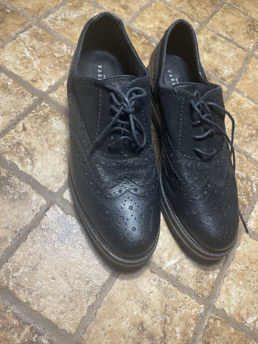 Herrenschuhe: Scarpe stringate Varese-pelle nera-tg 38.5/39 – Neu (gemäss Beschreibung) aus Gordevio von LanaZimm 2