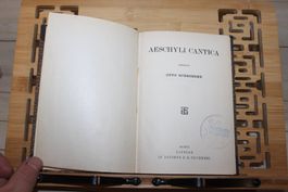 Aeschyli Cantica Digessit Otto Schroeder 1907
