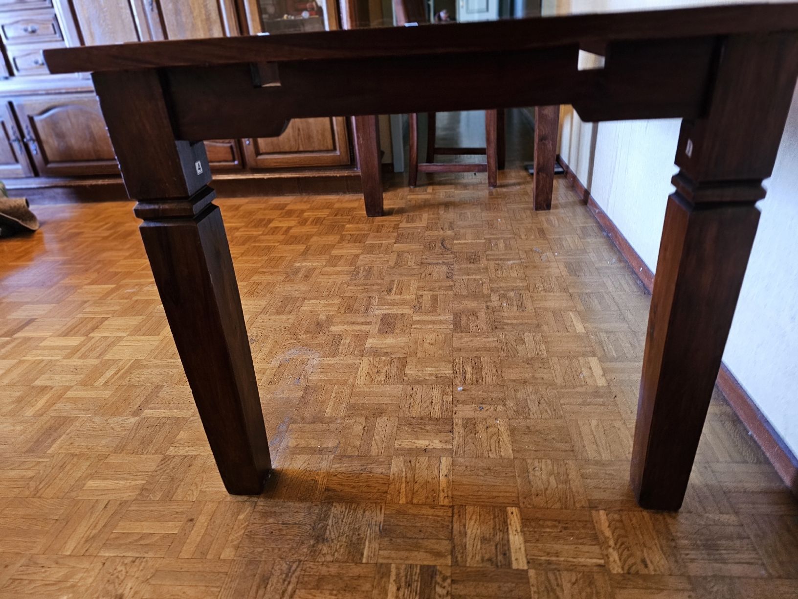 Tavoli: table  chaise  banquette bois massif – Usato da Yverdon-les-Bains venduto da mancheacoulles 3