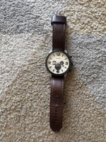 Herrenuhr Fossil Chronograph mit Lederarmband braun
