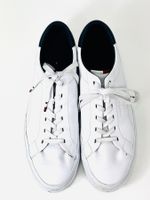 TOMMY HILFIGER Leder Sneaker Weiss Gr. 44 Herren Schuhe