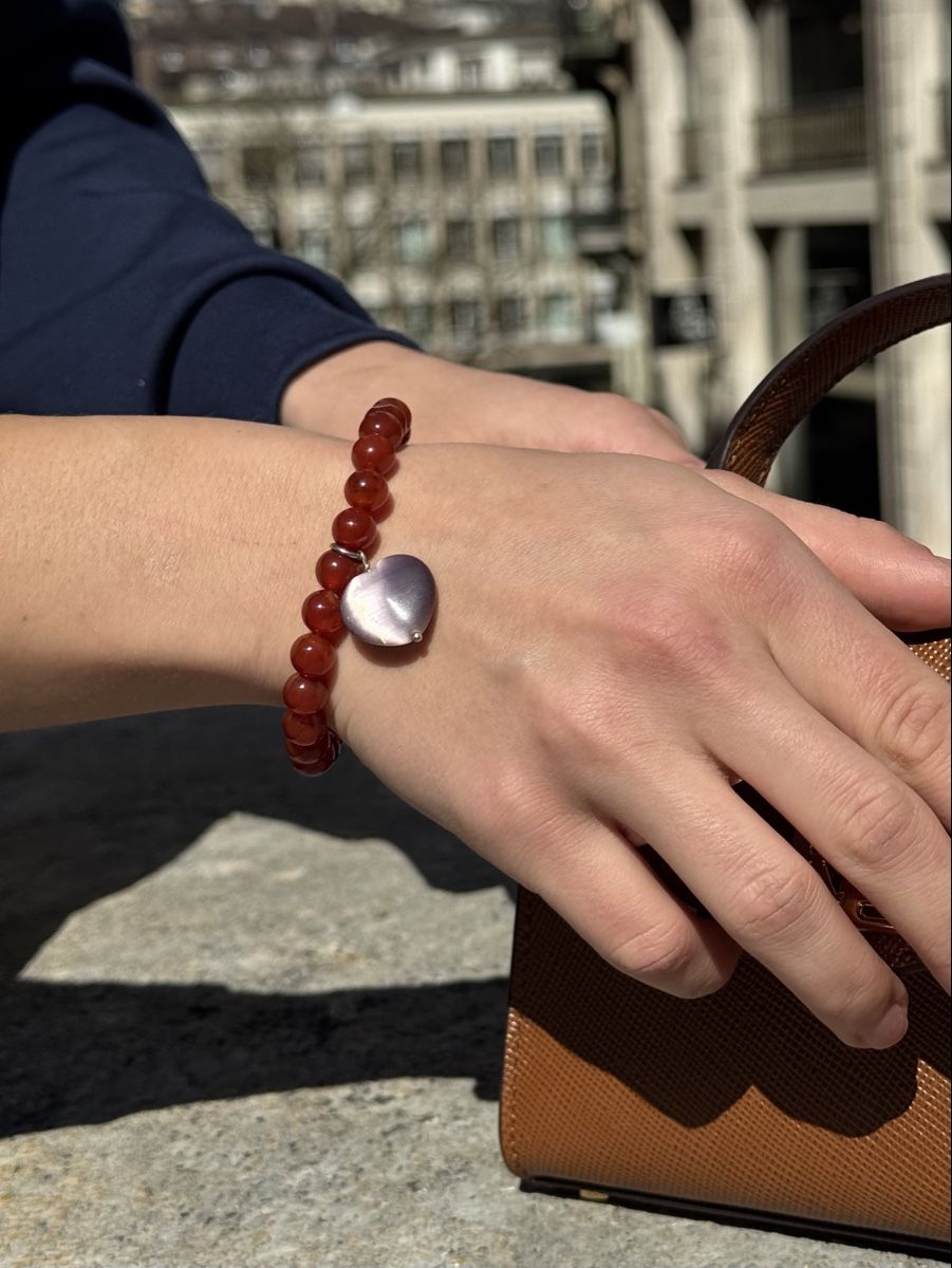 Bracciali & Braccialetti: bracelet en cornaline et œil de chat – Nuovo (secondo la descrizione) da Clarens venduto da ki.pierre 1