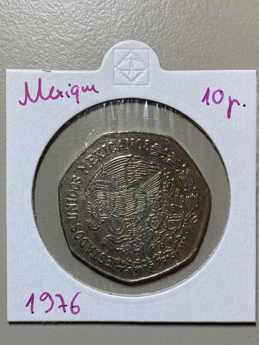 Tutti le monete: Mexique - 10 pesos - 1976 – Usato da Payerne venduto da Mike1682