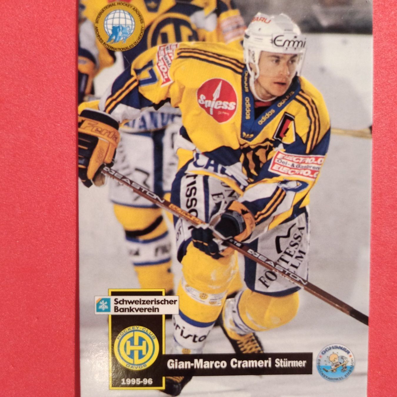 Carte collezionabili: Gian-Marco Crameri - HCD - 1995/96 – Usato da Dübendorf venduto da kb86_MOVIE