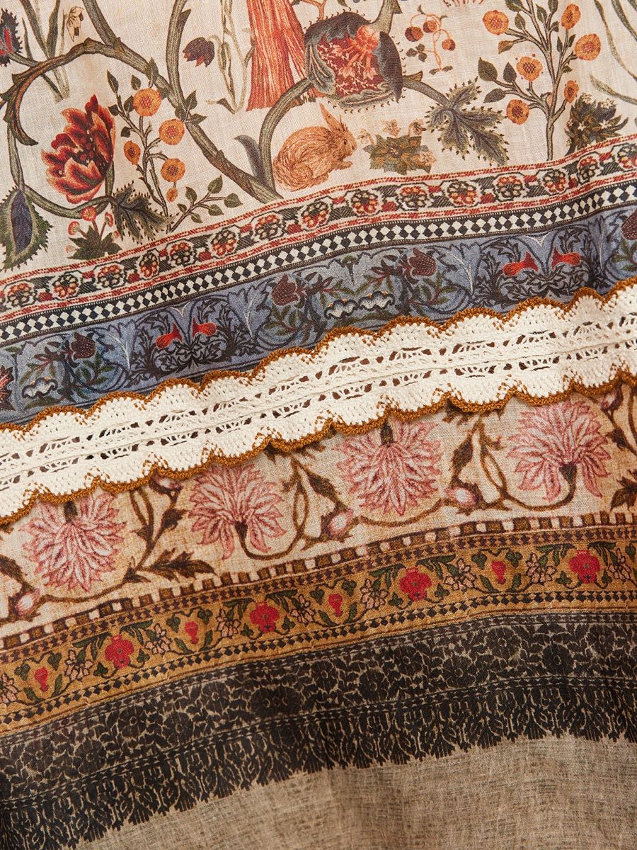 Camicette: 100% Ramie print lace shirt – Nuovo e nell'imballaggio originale da Mont-sur-Lausanne venduto da Gracie-He 6