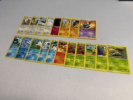 Pokemon TCG Konvolut aus TURBOstart (2015) 19 Karten